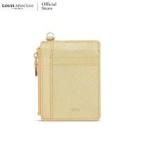ราคา Louis Montini Evelyn Collection Saffiano Nametag Wallet กระเป๋าใส่บัตรคล้องคอหนังแท้ กระเป๋านามบัตร WK19 (12535253271)