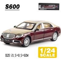 ราคา รถบรรทุก S600หล่อเหล็กเลโอ1 24 Maybach รถบรรทุกโมเดลรถยนต์ของเล่นอัลลอยสำหรับยานพาหนะ Kids Toys งานอดิเรก (19820653124)