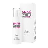 ราคา Snail White Sunscreen UVA UVB SPF50 PA สเนลไวท์ ครีมกันแดด ผสมสารสกัดจากเมือกหอยทาก 51ml (203774176)