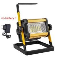ราคา สปอร์ตไลท์แบบชาร์จไฟได้ไฟทำงานกันน้ำกลางแจ้งโคมไฟก่อสร้าง100W ไฟสปอร์ตไลท์แบบพกพาพร้อมแบตเตอรี่18650 (10781977630)