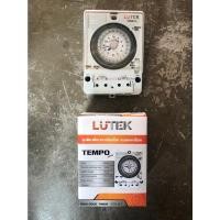 ราคา LUTEK Timer Switch ไทม์เมอร์ นาฬิกาตั้งเวลา 24ชม แบบอนาล็อค มีแบตเตอรี่สำรองไฟ LUTEK รุ่น TEMPO ขนาด 20A IP 20 (16371978058)