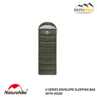 ราคา NATUREHIKE U SERIES ENVELOPE SLEEPING BAG WITH HOOD 350 ถุงนอนทรงสี่เหลี่ยม มีฮู้ดคลุมศีรษะ ต่อเป็นถุงนอนคู่ได้ เหมาะกับอุณหภูมิ 1 C 2 C (18026635980)