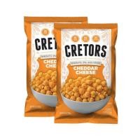 ราคา Cretors Popcorn Cheddar Cheese ครีเทอร์ส ป็อปคอร์น รสชีส 185g 2ถุง (19198168061)