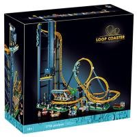 ราคา LEGO Creative Street View 10261 Large Rolling Vertical Roller Coaster 10303 Removable Electric Assembly Lego Building Blocks Male (20709745539)