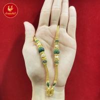 ราคา KINNAREE สร้อยคอลงยาโบราณ น้ำหนัก 1 บาท เหมือนจริงที่สุด ไม่ลอก ไม่ดำ สร้อยทอง ทองโคลนนิ่ง สร้อยคอทอง ทองปลอม ทองเคลือบแก้ว (13796630427)