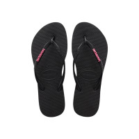 ราคา HAVAIANAS รองเท้าแตะ SANDALIAS HAVAIANAS SLIM LOGO MET FC BLACKรุ่น 41198751094BKXX (21263711797)