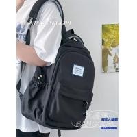 ราคา Backpack Mens Simple Ins Schoolbag Womens Large Capacity Senior high school Student Junior High School Student Schoolbag Computer Backpack Women (20874341669)