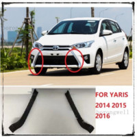 ราคา กระจังหน้ารถรถยนต์ Toyota YARIS 2014 2015 2016สีเทาฝาครอบตกแต่งรถยนต์ตกแต่งกรอบมาตรฐาน (19601032048)