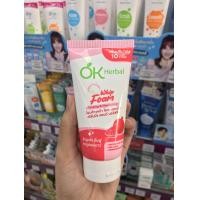 ราคา OK Herbal Whip Foam โอเค เฮอเบิล วิป โฟม โฟมล้างหน้า 60g 125g (20851323932)