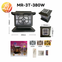 ราคา โคมไฟหัวเสา แสงไฟ 3IN1 โคมไฟหัวเสาโซล่าเซลล์ ไฟโซล่าเซลล์ โคมไฟโซล่าเซลล์ กันน้ำ ปรับได้ 3 สี เปิด ปิดอัตโนมัติ (20956209133)