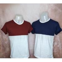 ราคา เสื้อยืดทูโทน 2สี เสื้อแฟชั่นผู้หญิง ผู้ชาย เสื้อคู่ เนื้อผ้า ใส่สบาย ผ้าCotton 100 (12165062163)