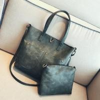 ราคา สินค้าขายดี กระเป๋าสะพาย Fashion handbag รุ่น saffiano shopper bags สองถุง หนึ่งใบใหญ่และใบเล็กหนึ่งใบ JB002 (20642049736)
