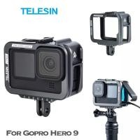 ราคา TELESIN GoPro 12 11 10 9 Aluminium Alloy Frame Case Double Cold Shoe กรอบเฟรมอลูมิเนียม GoPro Hero 9 10 11 12 Black (5440552882)