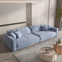 ราคา Bunise โซฟาผ้า 4ที่นั่ง โซฟารับแขก ไส้ฟองน้ำลาเท็กซ์ โซฟาเข้ามุม 310 x 130 x 76 ซม BU08 (20034269198)