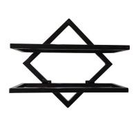 ราคา ชั้นวางขวด ชั้นวางติดผนังสำหรับวางไวน์ ชั้นวางขวดทำจากโลหะแนววินเทจ (19522587528)