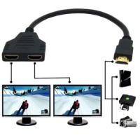 ราคา Y HDMI splitter cable 1ออก2จอ FULL HD 1080p (10991904151)