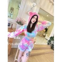 ราคา เซ็ท2ชิ้น ผญ เรนโบว์ กันหนาว งานป้าย พร้อมส่ง (20829275551)