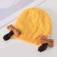 ราคา หมวกแก๊ปเด็กผู้หญิงฤดูหนาวฤดูใบไม้ร่วงเกาหลีหมวกถักเปียถักนิตติ้งน่ารักหมวกให้ความอุ่นเด็กทารกหมวกขนสัตว์สำหรับเด็ก0 12เดือนผ้าฝ้ายสำหรับเด็ก (19744436198)