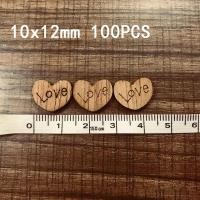 ราคา ไม้แกะสลักตกแต่งจดหมายรัก100ชิ้นงานปาร์ตี้งานแต่งงาน DIY ทำด้วยมือ ตกแต่งด้วยเศษไม้สติกเกอร์รูปหัวใจ ของตกแต่ง (21170984444)