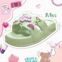 ราคา ถูกสุด ส่งไว แท้ชัวร์ Body Glove รองเท้าแตะแบบสวมส้นหนาสูง 4 CM รุ่น BGL83 ตัวติดน่ารัก เท้าอวบใส่ได้ Size35 40 (20008011347)