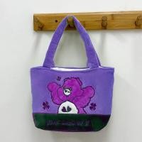 ราคา Care Bears กระเป๋าถือตุ๊กตาหมีสายรุ้งญี่ปุ่นแบบใหม่กระเป๋าใส่อาหารสีชมพูกระเป๋าใส่เอกสารการ์ตูนน่ารักสำหรับนักเรียนหญิง (21105803477)