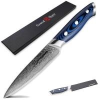 ราคา Steak Knife 5inch Damascus Kitchen Knives vg10 Japanese Damascus Steel Utility Knives 67 Layers Best Family Christmas Gift พร้อมส่ง ส่งจากร้าน Malcolm Store กรุงเทพฯ (15268464749)