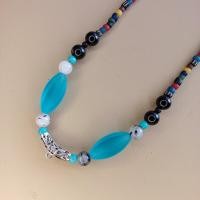 ราคา ช้างกระบี่ สร้อยคอ เส้นที่45 ยาว22นิ้ว ห้อยพระ1องค์ ลูกปัดหินโบราณ สร้อยพระ สำหรับห้อยพระหรือจี้ ลูกปัดโบราณ ลูกปัดโบราน (2146646997)