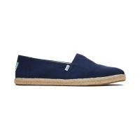 ราคา TOMS รองเท้าลำลองผู้ชาย สลิปออน รุ่น Alpargata Rope Navy Recycled Cotton Slubby Woven CB รองเท้าลิขสิทธิ์แท้ (17282404369)