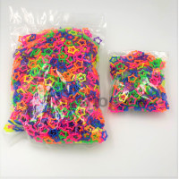ราคา โซ่หมากเก็บ สีสด รูปดาว ถุงละครึ่งกิโลกรัม 500กรัม โซ่พลาสติก โซ่คล้องแมส โซ่ของเล่น (18458544712)