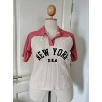 ราคา MK60 เสื้อยืดแฟชั่นสาวอวบ เสื้อเชิ๊ต คอปก แขนสั้น ผ้ายืด ทูโทน สกรีน New York USA อก 36 44 นิ้ว เสื้อผ้าไซส์ใหญ่ ผ้าดีใส่สบายมาก (20682460743)