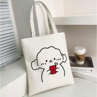 ราคา Uyong กระเป๋าถือ คล้องไหล่ ผ้าแควาส แนวสตรีท ลายน่ารักๆ พร้อมส่งจากไทย B 617 (16349606404)