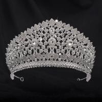 ราคา ที่คาดผมมงกุฏเจ้าหญิงงานเลี้ยงอาหารค่ำมงกุฎใหญ่เพชรเทียมรัดเกล้าสไตล์วินเทจราชวัง (20074333157)