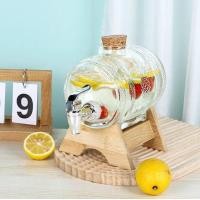 ราคา โหลแก้วใส่เครื่องดื่ม ขวดโหลแก้ว ใส่เครื่องดื่ม ขวดแก้วแบบหนามีก๊อกน้ำ 3ขนาด (20400602106)