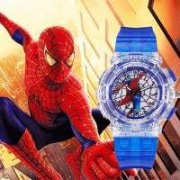 ราคา นาฬิกาเด็กสไปเดอร์แมน Spiderman นาฬิกาเด็ก LEDแฟลชที่มีสีสัน แฟชั่นลายน่ารักนาฬิกาเด็ก (17212971188)