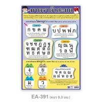 ราคา โปสเตอร์ มาตราตัวสะกด EA 391 โปสเตอร์ขนาด A4 พลาสติก PP สื่อการเรียนการสอน สื่อการเรียนรู้ จำนวน 1 แผ่น (14529424330)