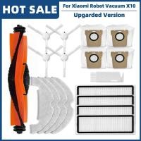 ราคา X10 Accessories Xiaomi Robot Vacuum X10 B102GL Replacement Spare Parts Accessories Main Brush Side Brush Hepa Filter Mop Cloth Dust Bag (20786052980)