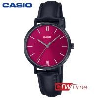 ราคา CASIO Standard นาฬิกาข้อมือผู้หญิง สายหนัง รุ่น LTP VT02BL (12659046954)