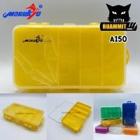 ราคา Marukyo Tackle Box A150 กล่องใส่อุปกรณ์ตกปลา เปิด ปิดได้ 2 ด้าน (688498402)