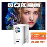 ราคา BYINTEK เครื่องฉายวิดีโอชุดโฮมเธียร์เตอร์ไวไฟสมาร์ทโฟนแอนดรอยด์11 0โปรเจ็คเตอร์พกพา X15 LED สำหรับ Full HD 1080P 4K (20841396202)