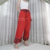 ราคา กางเกงขายาว ผ้าสปัน นุ่มพริ้ว เบาสบาย ใส่ได้ทั้งชายและหญิง (20364365082)