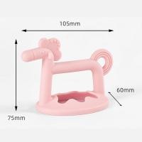 ราคา ยางกัด ยางกัดริชแบน มีสายคล้องมือ ซิลิโคนนวดเหงือก น้องม้านวดเหงือกน่ารักๆ ยางกัดเด็กทารก 4 10เดือน (12331582965)