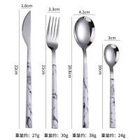 ราคา ชุดช้อน ส้อม มีด สแตนเลส304 ลายไม้ ลายหินอ่อน (20784027035)