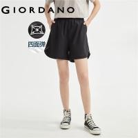 ราคา GIORDANO ผู้หญิง กางเกงขายาวเอวยางยืดทอสี่ทิศทาง กางเกงขาสั้นลำลองบาง Free Shipping 13403323 (18300120163)