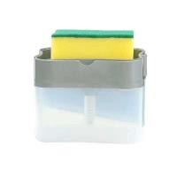 ราคา ที่กดน้ำยาล้างจาน ที่ใส่น้ำยาล้างจาน 2in1 พร้อมที่วางฟองน้ำ แค่ กด ปั้ม ล้าง ฟรีฟองน้ำล้างจาน (15708198768)