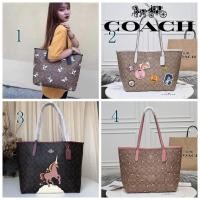 ราคา Coach handbag women fashion large shopping bag shoulder bag small fresh and cute pattern original F3240 (17547795017)