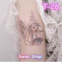 ราคา แทททูรอยสัก รอยสักมินิมอล ซื้อครบ10แถม5 แทททูกันน้ำ ติด3 7วัน แทททูน่ารักๆ แทททูชั่วคราว แทททู มินิมอล สติ๊กเกอร์แททู (6388488551)