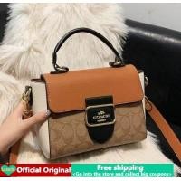 ราคา Frederic ของแท้ 2023ใหม่กระเป๋าถือโค้ช Reticule ของแท้กระเป๋ากระเป๋าโท้ทหนัง Pu ผู้หญิงสีดำกระเป๋าสะพายเดียวคลาสสิกโค้ชปาร์เกอร์กระเป๋าสะพายไหล่กระเป๋าเครื่องสำอาง MODE Korea ความจุขนาดใหญ่สำหรับนักเร