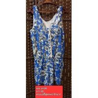 ราคา เป็นกางเกงทรงบอดี้สูทค่ะขาสั้น ลายดอกสีฟ้าค่ะ เป็นผ้ายืดใส่สบายไม่ร้อน (21045897564)