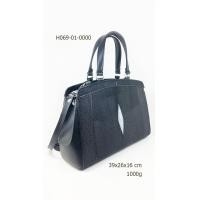 ราคา sale SS กระเป๋าถือ สะพายใบใหญ่ หนังปลากระเบนแท้ 100 สีพื้น (11144588598)