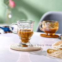 ราคา แก้วชา แก้วกาแฟ ทรงวินเทจ มีหูจับ 130ml แก้วชา แก้วกาแฟ ทรงวินเทจ (20892439366)